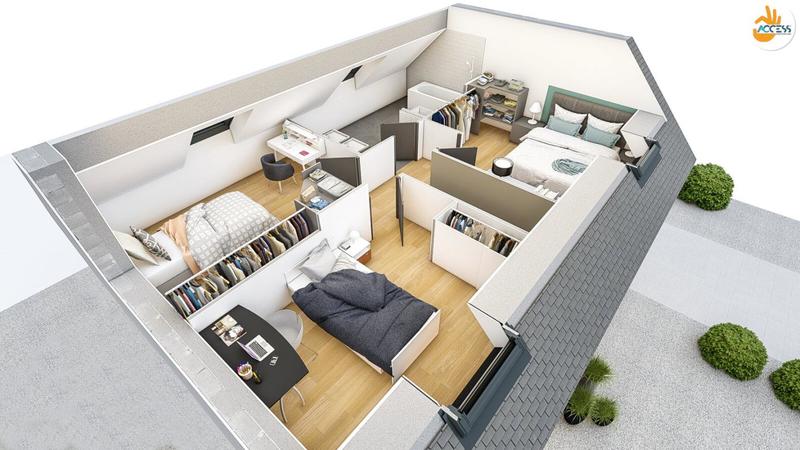 Maison - 93 m² - 6 pièces