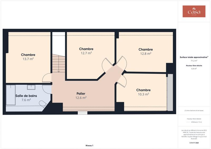 Maison ancienne - 129 m² - 7 pièces