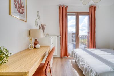 Chambre - 9 m² - 1 pièce