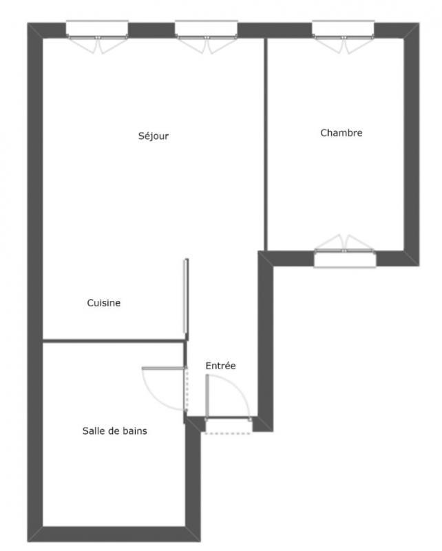 Appartement - 46 m² - 2 pièces