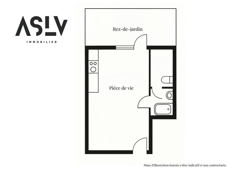 Appartement - 24 m² - 1 pièce