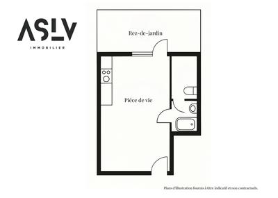 Appartement - 24 m² - 1 pièce