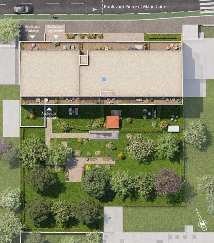 Penthouse - 38 m² - 2 pièces