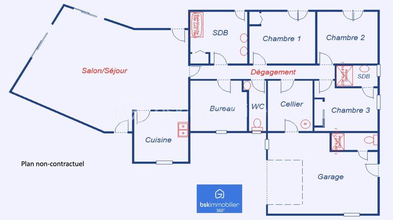 Villa - 126 m² - 4 pièces