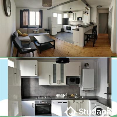 Chambre - 9 m² - 1 pièce