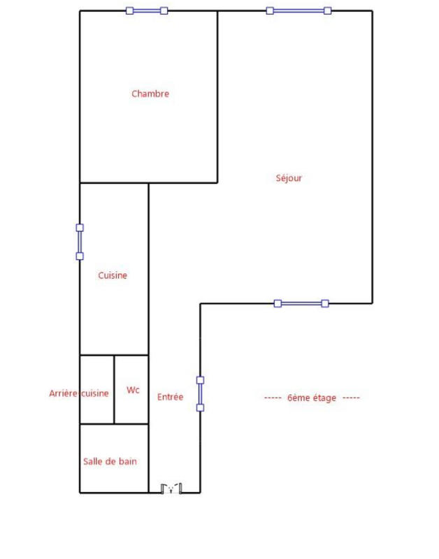 Appartement - 63 m² - 2 pièces