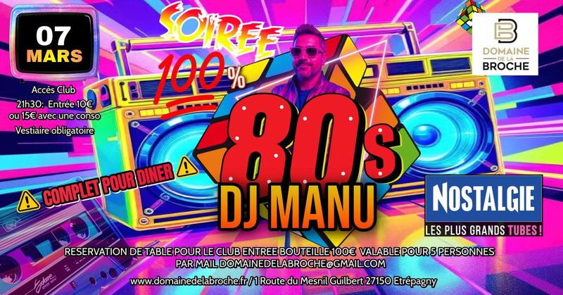 Soirée 100% 80's