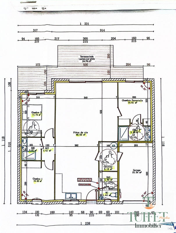 Maison contemporaine - 99 m² - 4 pièces