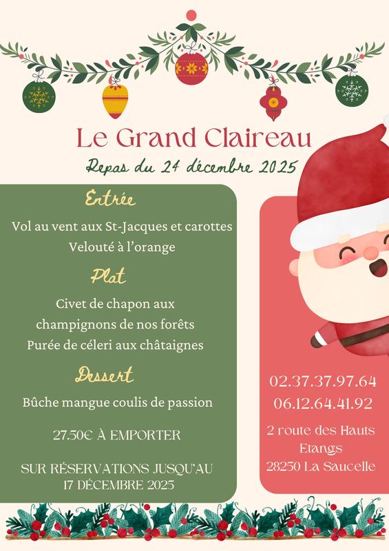 Menu de Noël