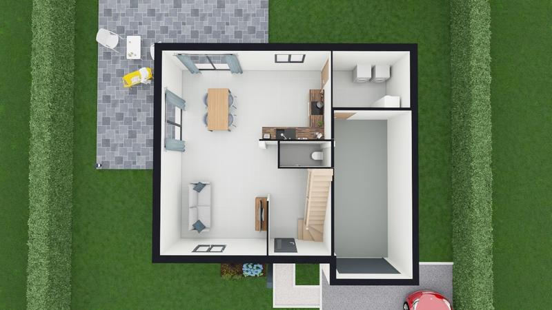 Maison - 90 m² - 4 pièces