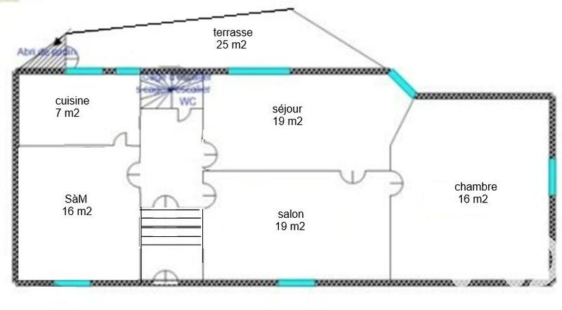 Maison - 160 m² - 7 pièces