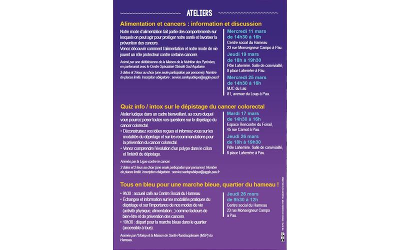 Rdv santé - Stand d'information au dépistage