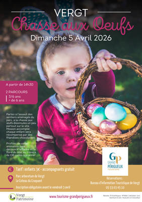 Chasse au oeufs - Parc arboretum de Vergt