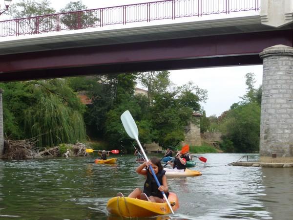 Sortie canoë en famille