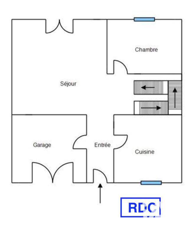 Maison - 80 m² - 4 pièces