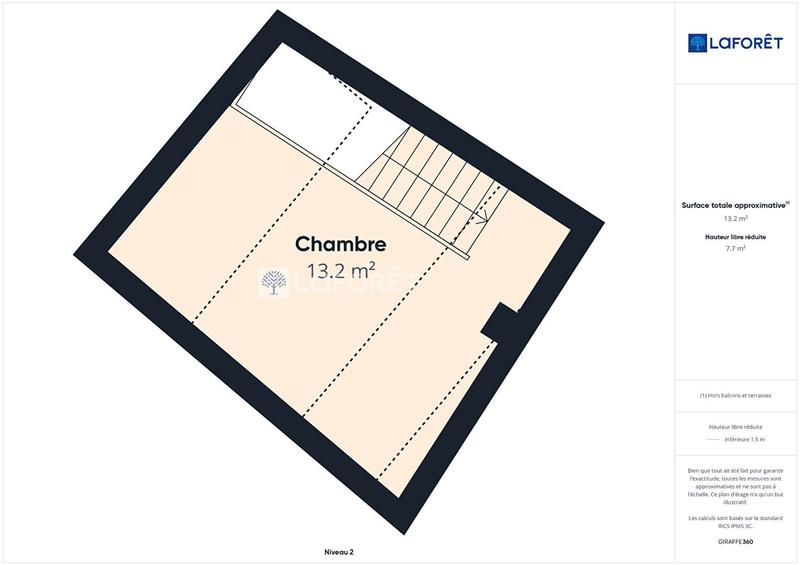 Maison ancienne - 49 m² - 3 pièces