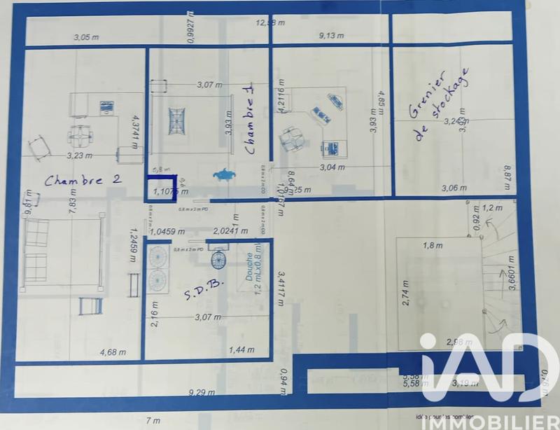 Maison - 110 m² - 4 pièces