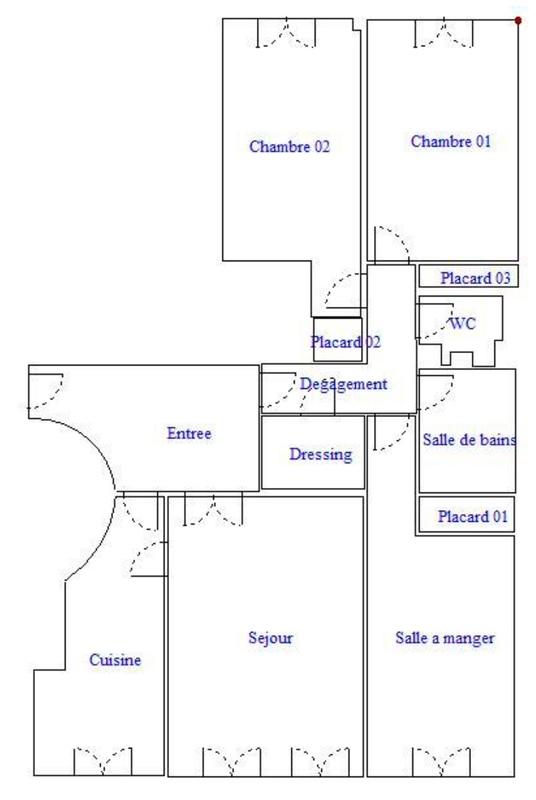 Appartement - 82 m² - 4 pièces