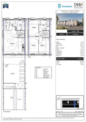 Maison - 84 m² - 4 pièces