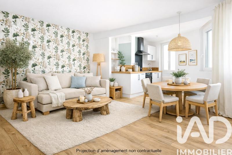 Appartement - 59 m² - 2 pièces