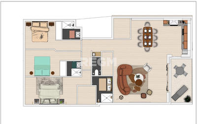 Appartement - 120 m² - 4 pièces