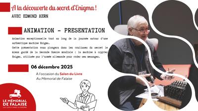 A la découverte du secret d’Enigma ! avec Edmond Kern