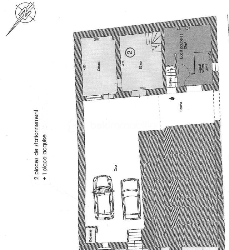 Appartement - 65 m² - 3 pièces