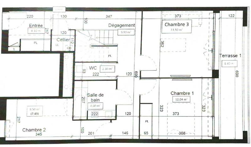 Duplex - 104 m² - 4 pièces