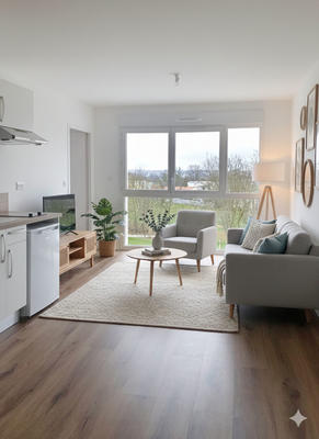 Appartement - 40 m² - 2 pièces