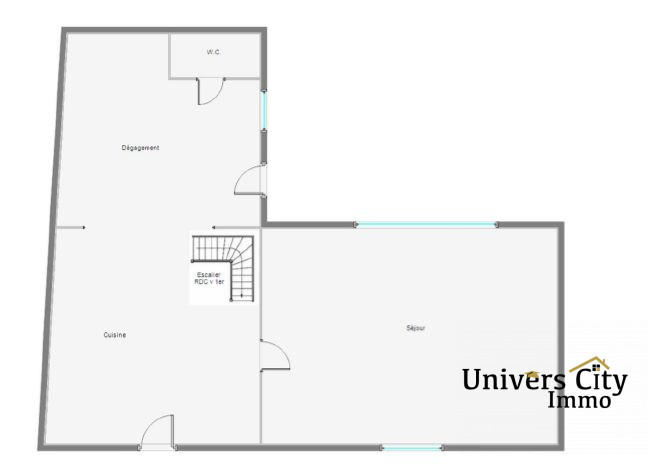 Maison ancienne - 88 m² - 3 pièces