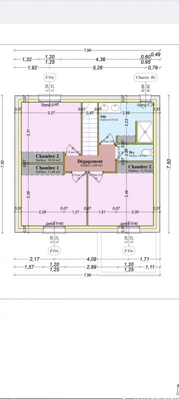 Maison - 85 m² - 4 pièces