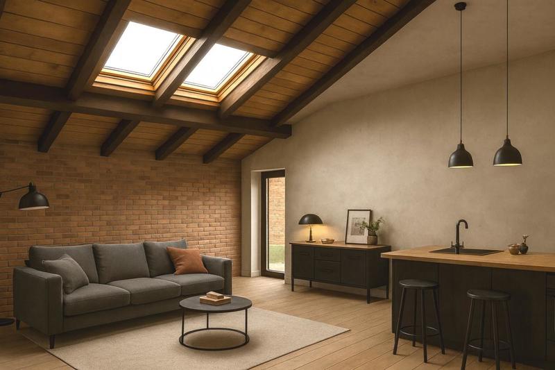 Loft - 59 m² - 2 pièces