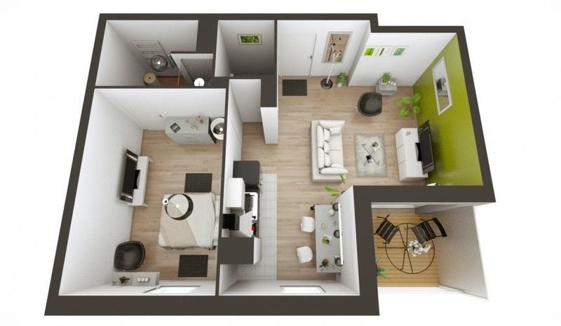 Appartement - 40 m² - 2 pièces