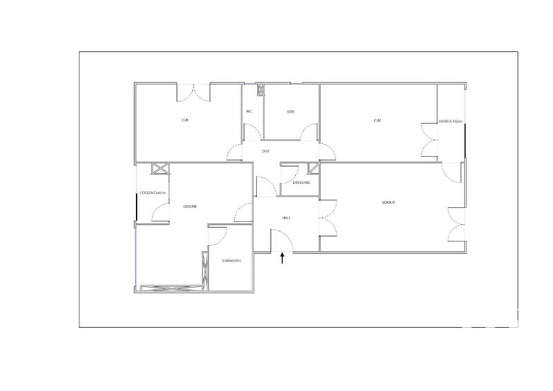 Appartement - 74 m² - 3 pièces