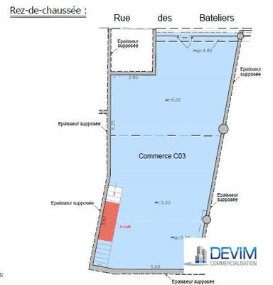 Local commercial - 161 m²