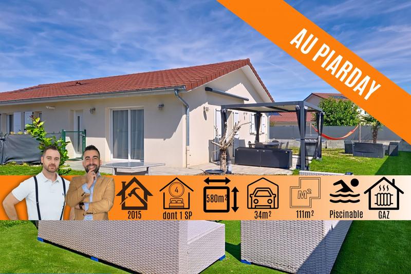 Maison - 111 m² - 5 pièces