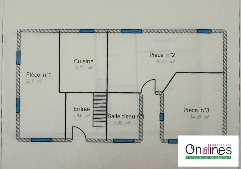 Maison - 96 m² - 4 pièces