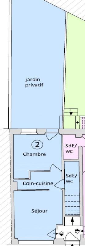 Appartement - 25 m² - 2 pièces