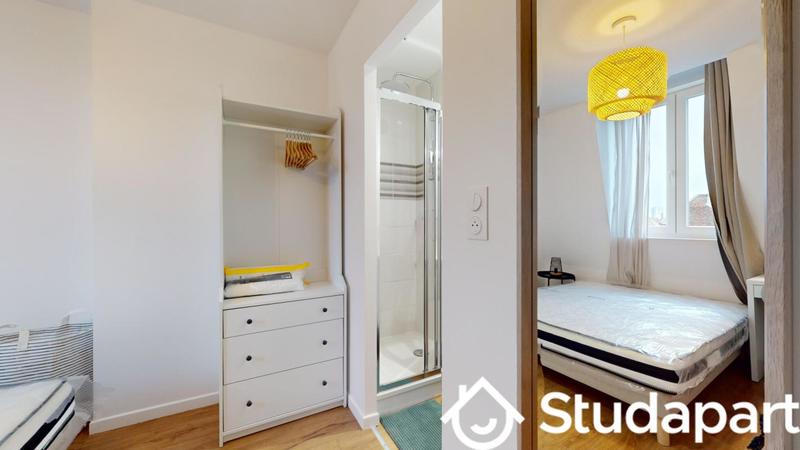 Chambre - 9 m² - 1 pièce