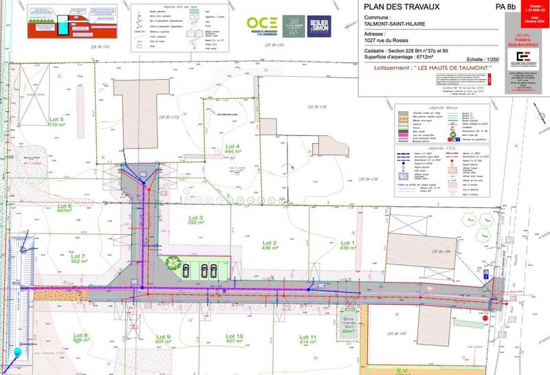 Terrain constructible - 509 m²