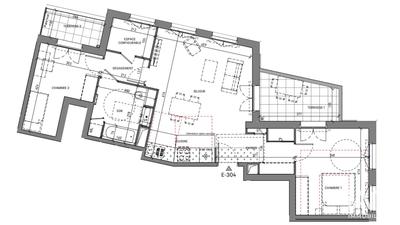 Appartement - 70 m² - 3 pièces
