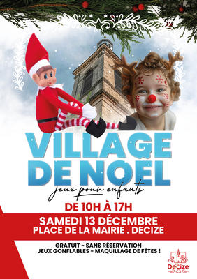 Village de Noël pour enfants