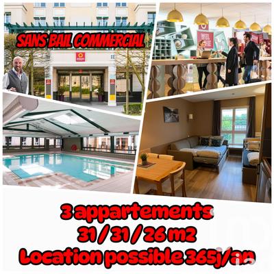 Immeuble - 89 m² - 2 pièces