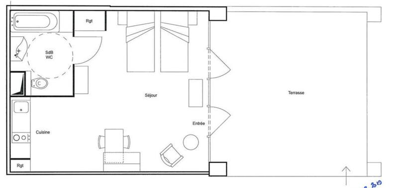 Appartement - 32 m² - 1 pièce