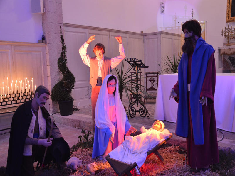 Crèche grandeur nature