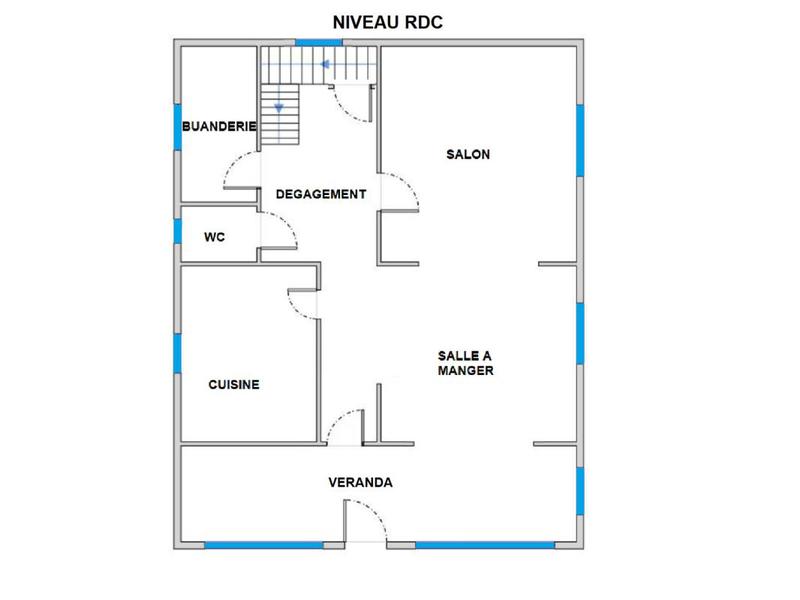 Maison - 190 m² - 8 pièces