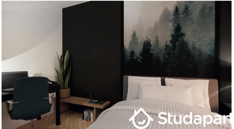 Chambre - 14 m² - 1 pièce