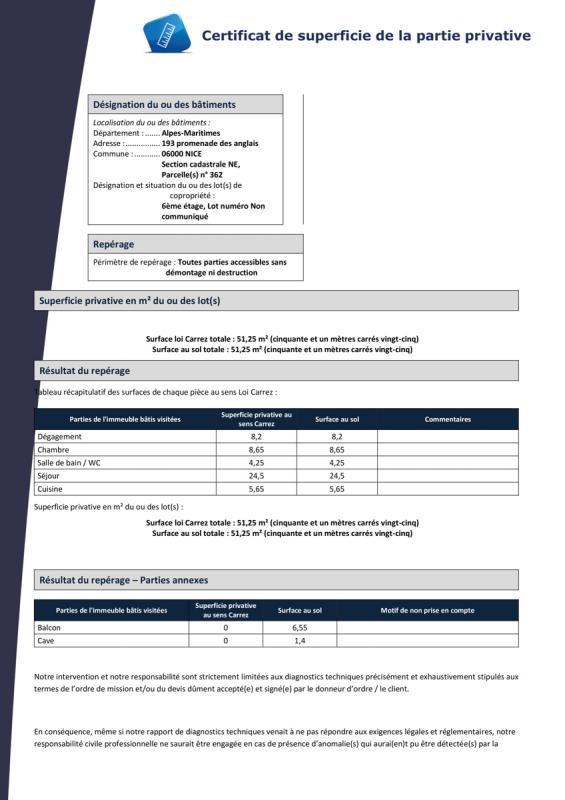Appartement - 51 m² - 2 pièces