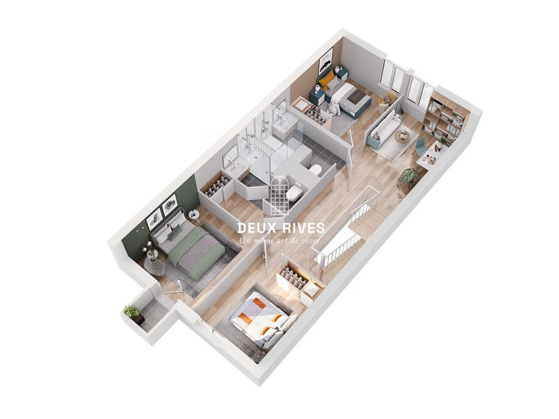 Appartement - 132 m² - 6 pièces