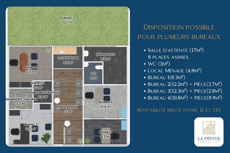 Local commercial - 90 m²